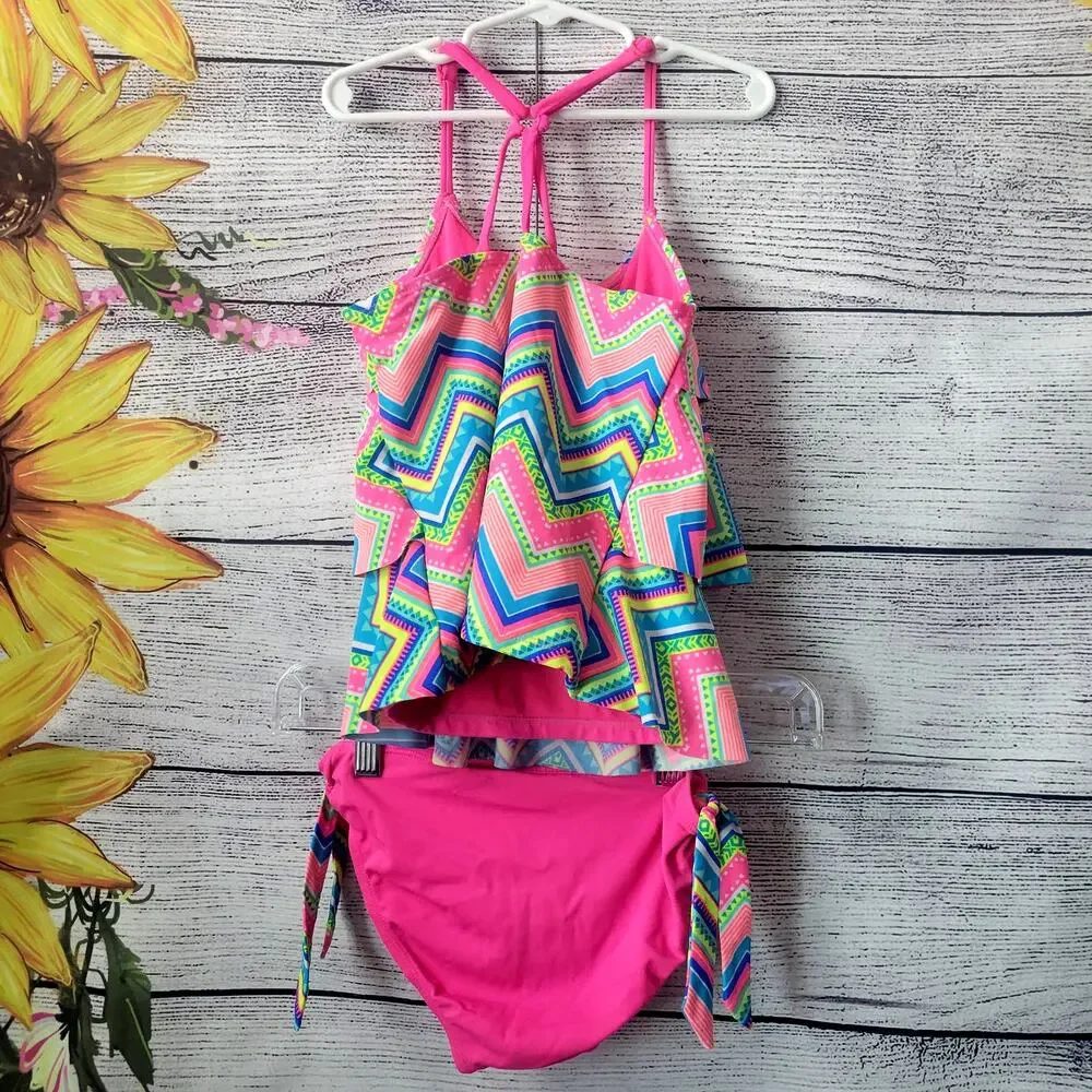 Justice‎ Two-Piece Swim Suit Girl's Size 10